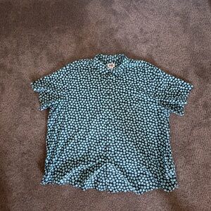 Harbor Bay Big and Tall Floral Shirt